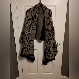 Leopard Print Shawl